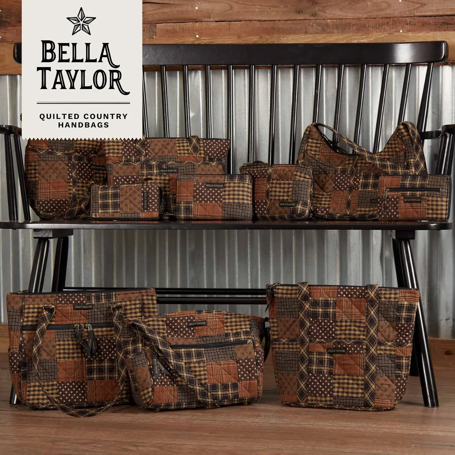 Bella Taylor Stride Tote | Lightweight Quilted Fabric Handbags for Women