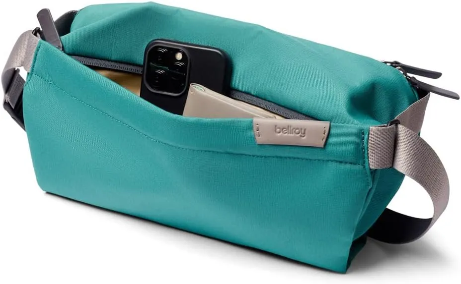 Bellroy Sling Bag, Unisex Compact Crossbody Bag, Water-Resistant Materials - Teal
