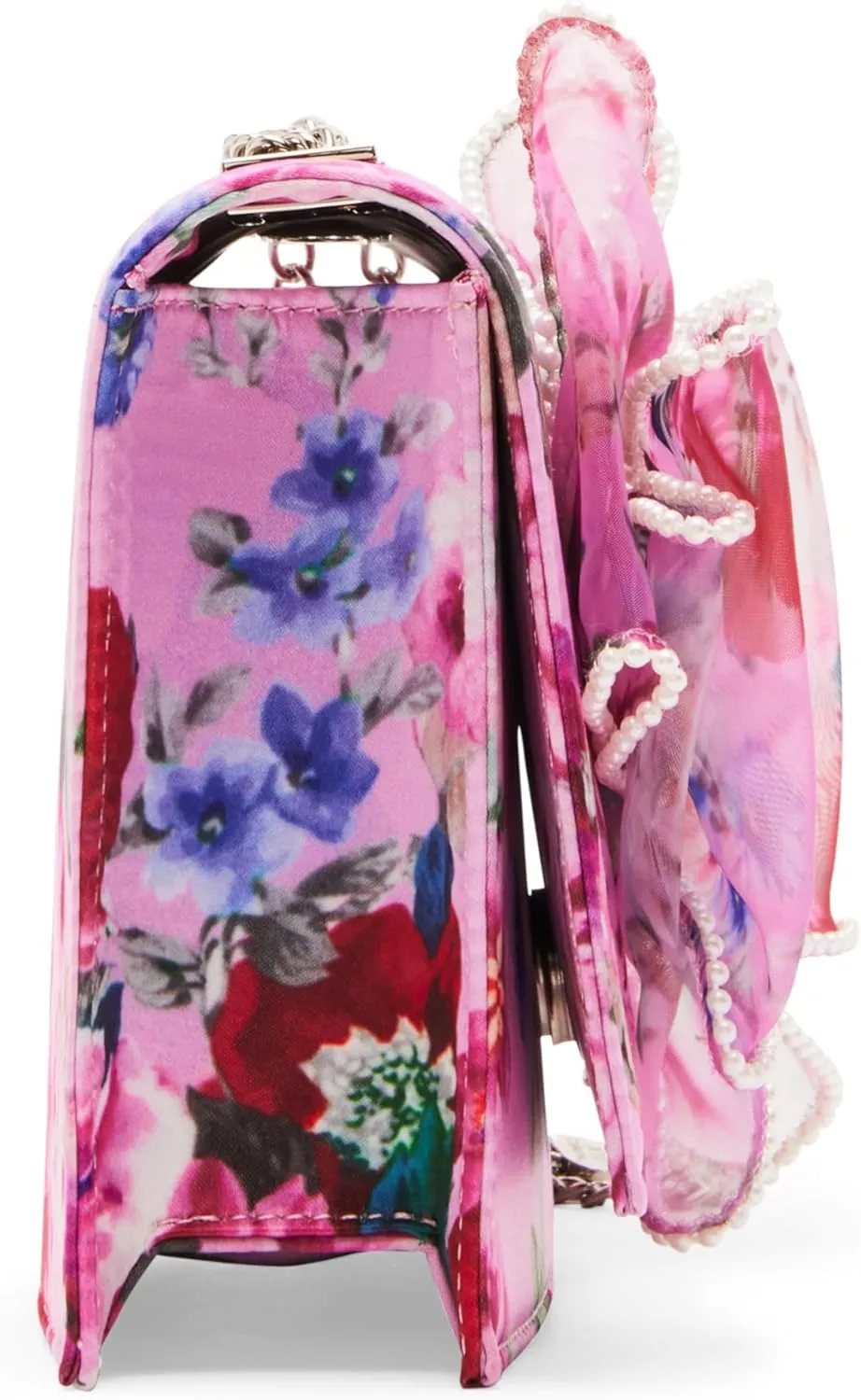 Betsey Johnson Pearl Trimmed Bow Bag