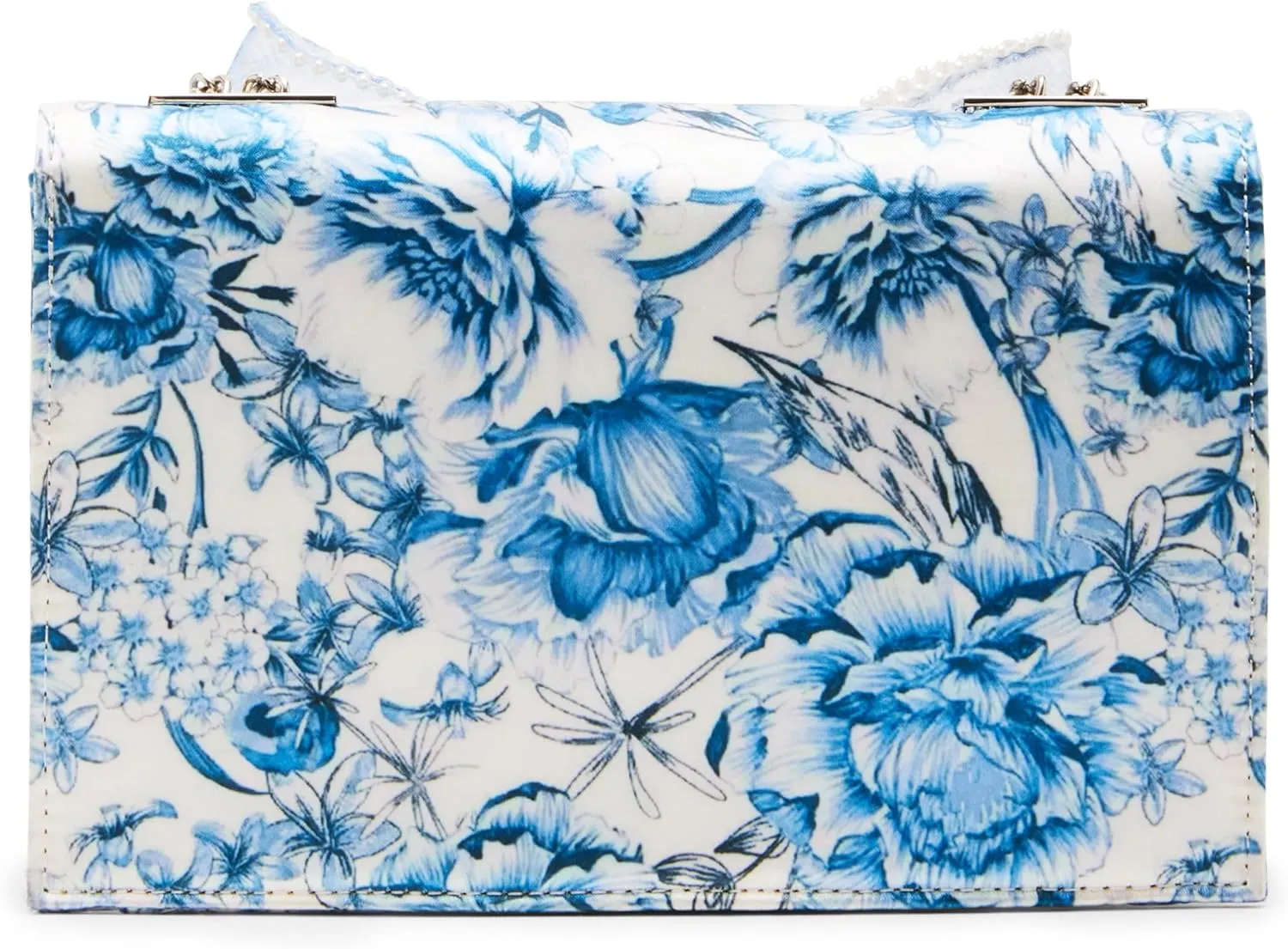 Betsey Johnson Pearl Trimmed Bow Bag