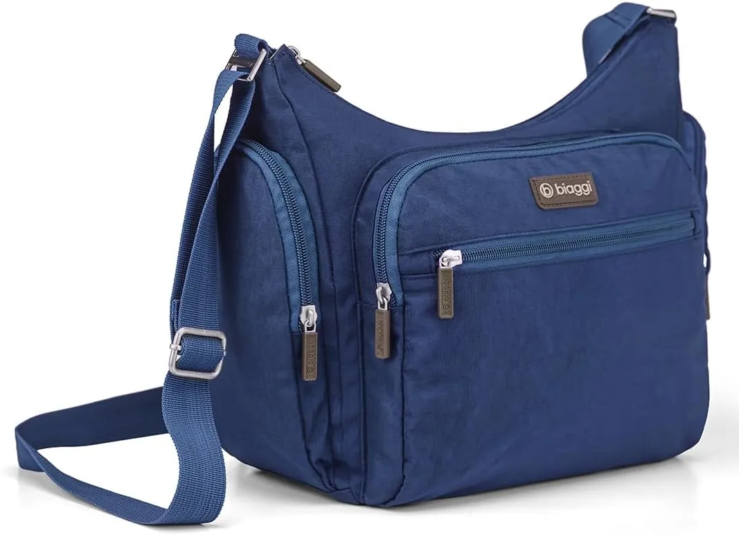 Biaggi Flexmates Convertible Crossbody | Lightweight RFID Blocking Crossbody for Travel, College, Weekend