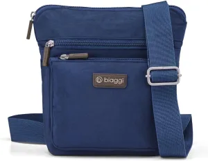 Biaggi Flexmates Convertible Crossbody | Lightweight RFID Blocking Crossbody for Travel, College, Weekend