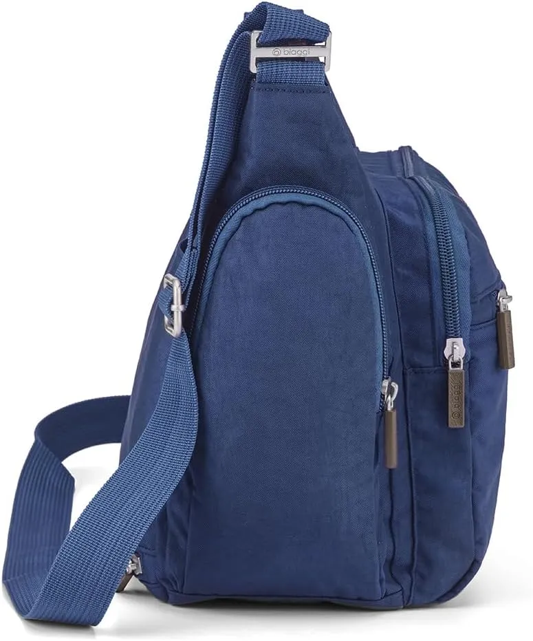 Biaggi Flexmates Convertible Crossbody | Lightweight RFID Blocking Crossbody for Travel, College, Weekend