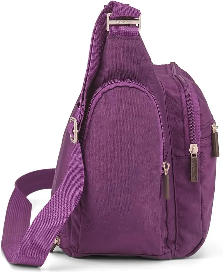 Biaggi Flexmates Convertible Crossbody | Lightweight RFID Blocking Crossbody for Travel, College, Weekend