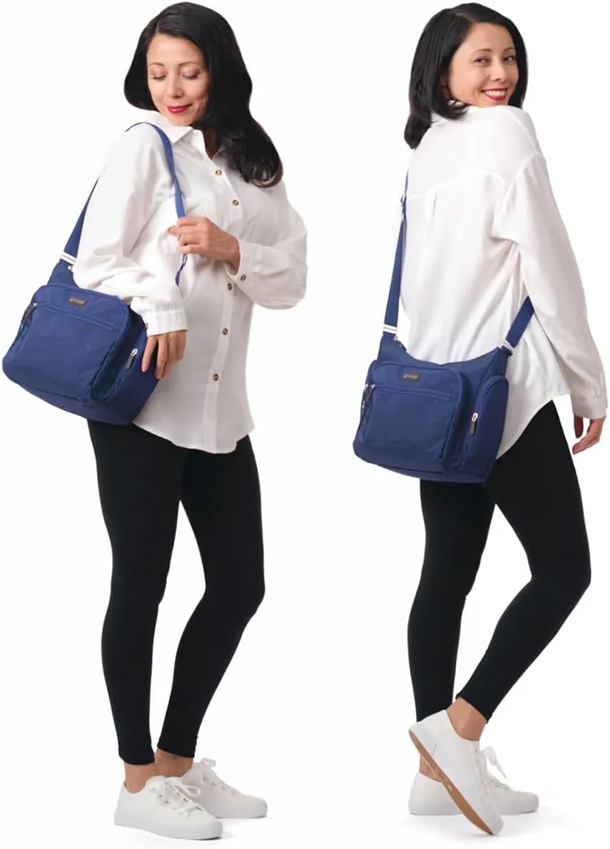 Biaggi Flexmates Convertible Crossbody | Lightweight RFID Blocking Crossbody for Travel, College, Weekend