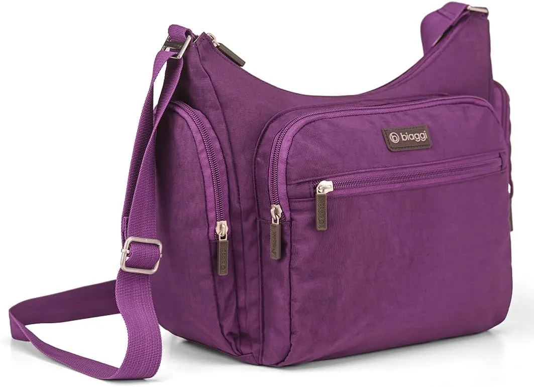 Biaggi Flexmates Convertible Crossbody | Lightweight RFID Blocking Crossbody for Travel, College, Weekend