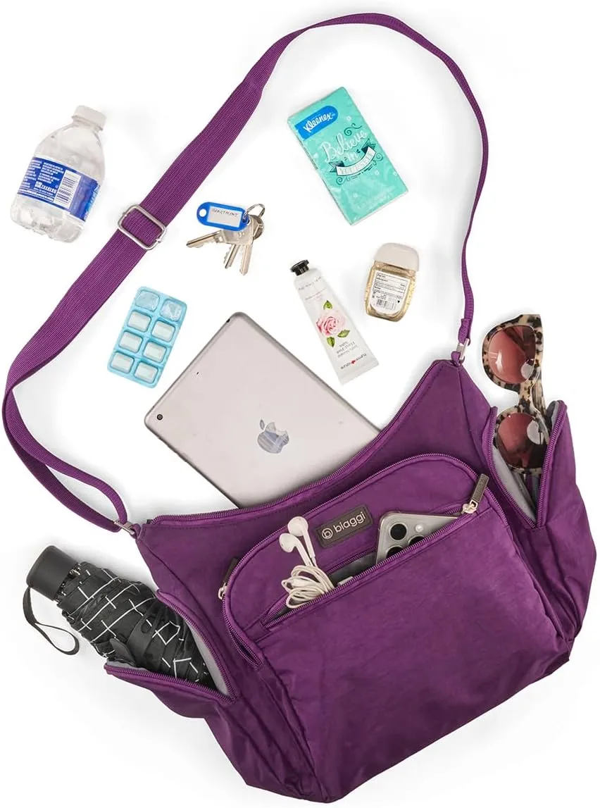 Biaggi Flexmates Convertible Crossbody | Lightweight RFID Blocking Crossbody for Travel, College, Weekend