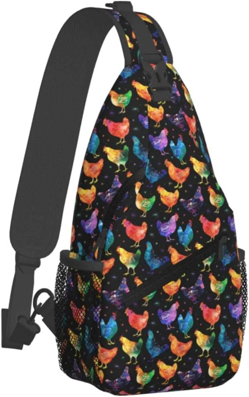 Black History Month Crossbody Bag Adjustable Sling Bag Casual Chest Bags Travel Shoulder Backpack