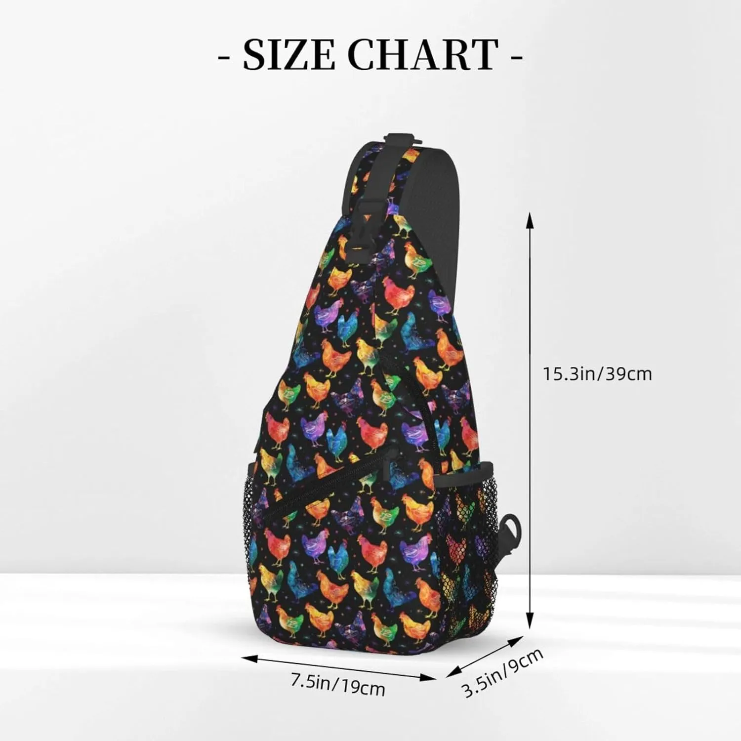 Black History Month Crossbody Bag Adjustable Sling Bag Casual Chest Bags Travel Shoulder Backpack