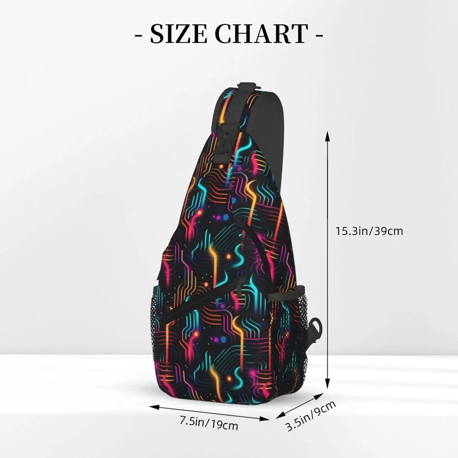 Black History Month Crossbody Bag Adjustable Sling Bag Casual Chest Bags Travel Shoulder Backpack