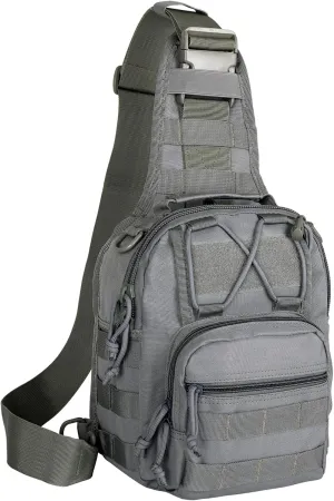 BOMTURN Tactical Backpack-1000D Waterproof Military Backpack/Laser-Cut/CCW Bags Sling Bag Tactical Satchel Shoulder Bag Men