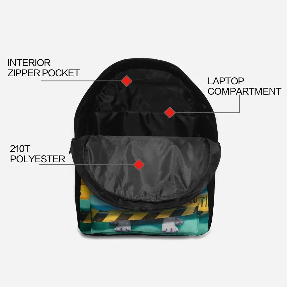 Bookbag School Backpack for Girls Horse Backpacks Elementary 3rd 4th 5th 6th Grade Kids Boys 15.3" Canvas Laptop Bag
