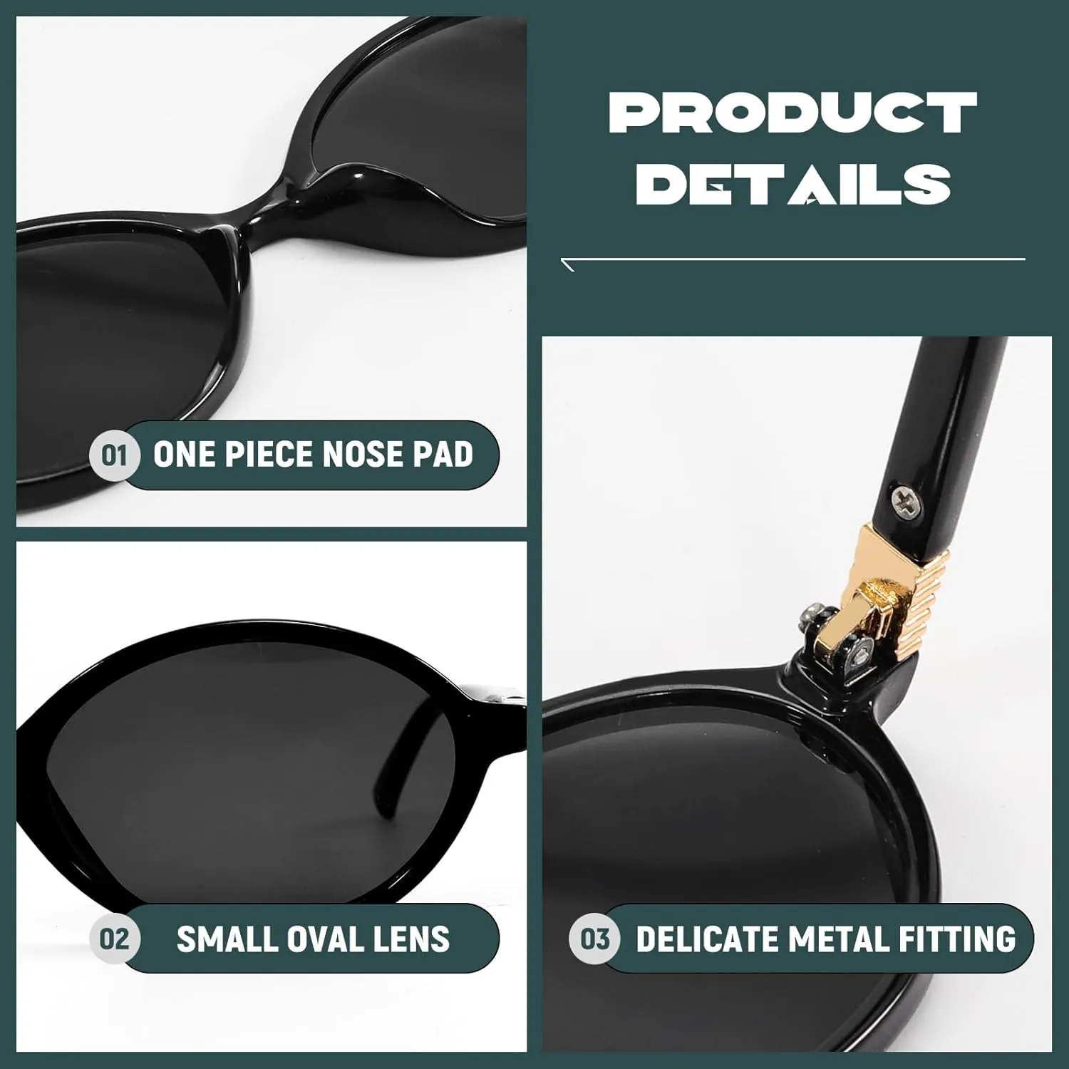 BOTEN Retro Oval Sunglasses for Women Men Small 90s Sun Glasses Trendy Round Shades Cute Designer Sunnies