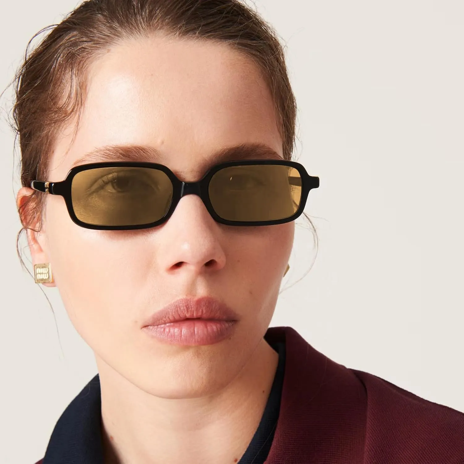 BOTEN Retro Sunglasses for Women Men 90s Small Rectangular Sun Glasses Vintage Cute Narrow Trendy Sunnies