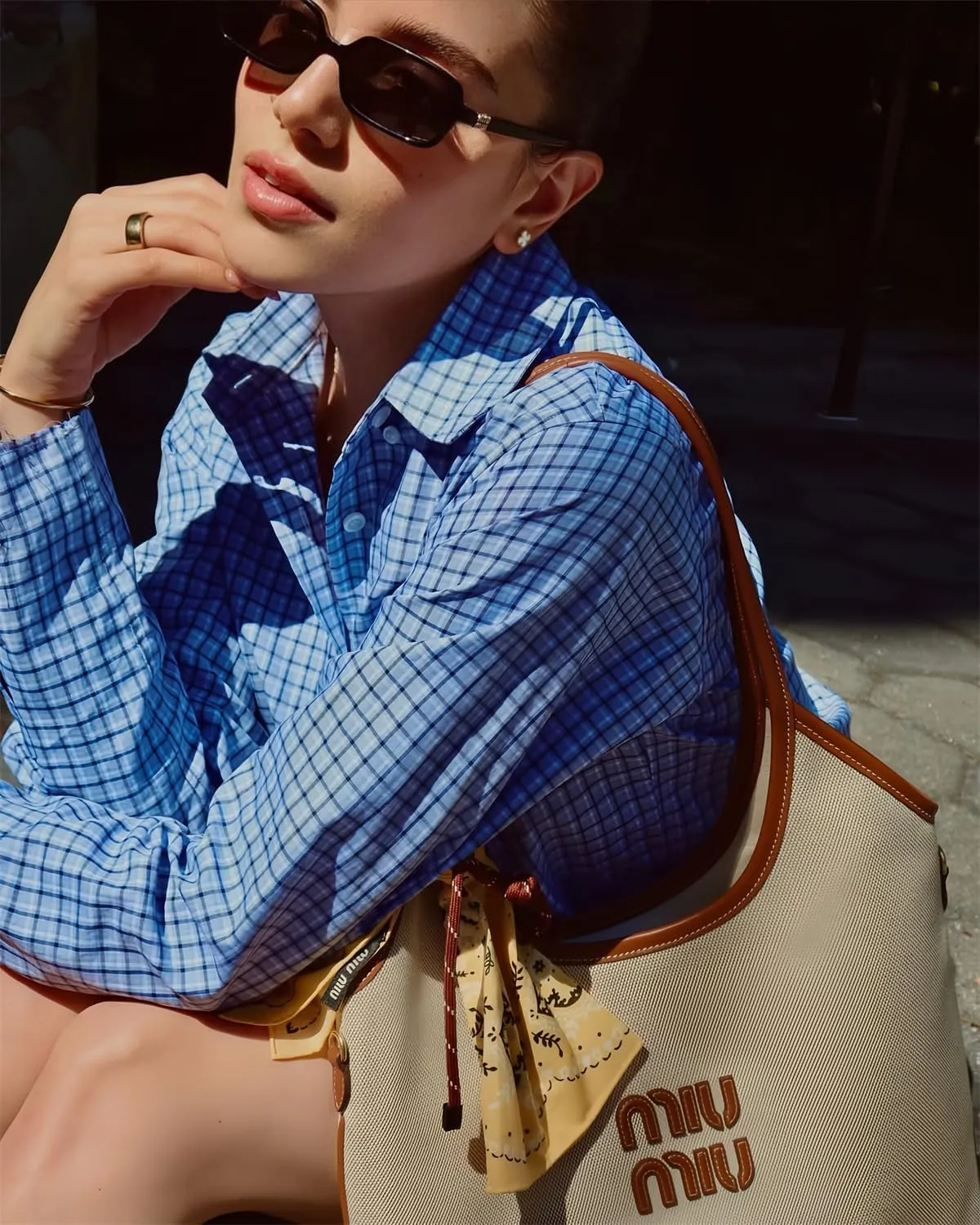 BOTEN Retro Sunglasses for Women Men 90s Small Rectangular Sun Glasses Vintage Cute Narrow Trendy Sunnies