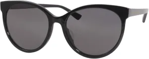Bottega Veneta Oval Sunglasses BV1022SK 001 Black 55mm 1022
