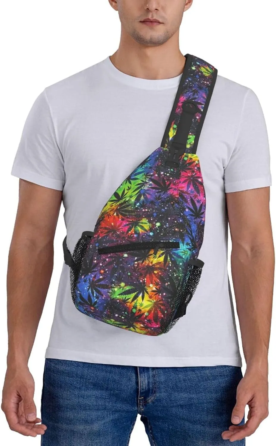 Bow Football Game Day Crossbody Bag Adjustable Sling Bag Casual Chest Bags Travel Shoulder Backpack
