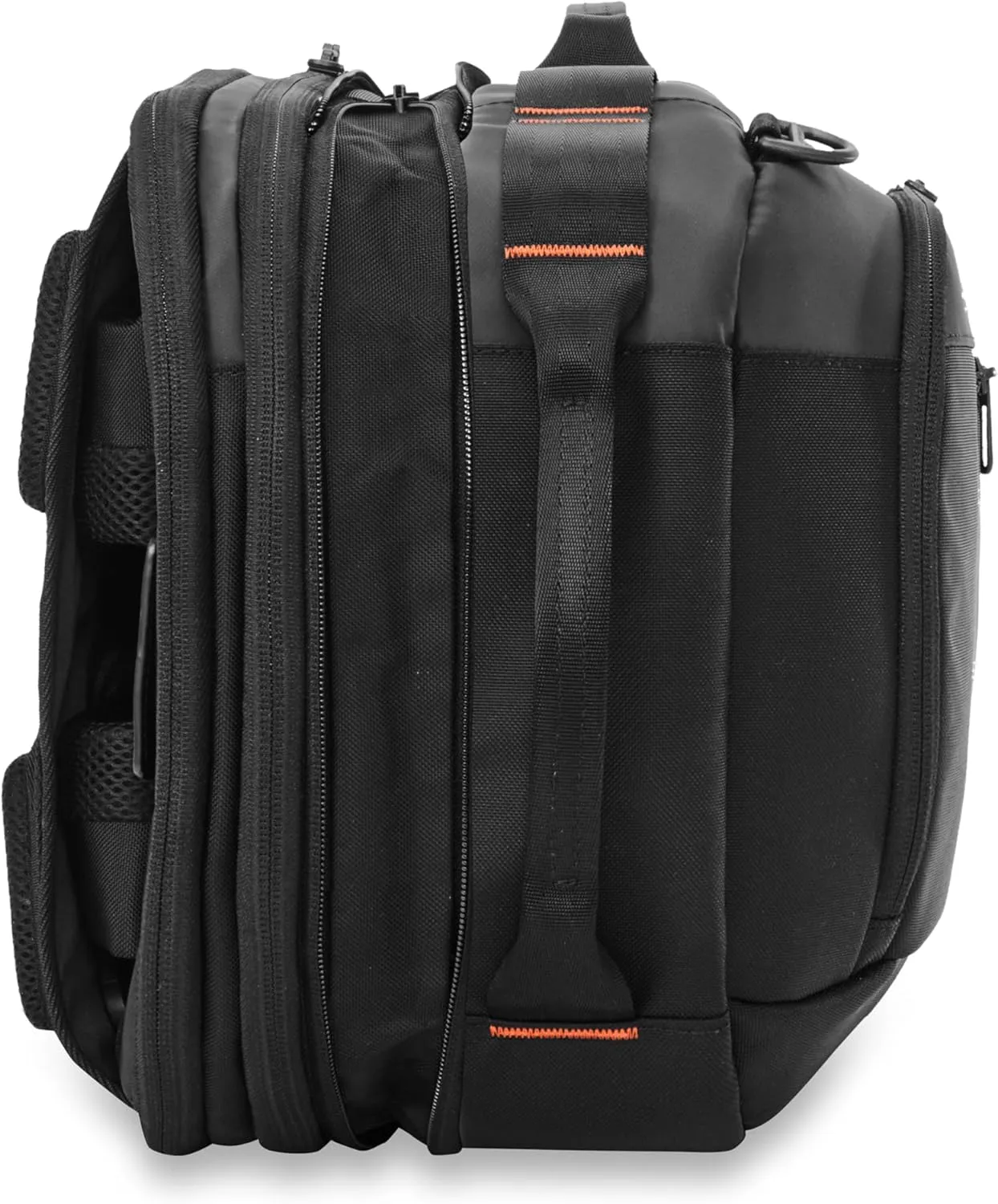 Briggs & Riley Convertible Backpack Duffle Bag - Carry On for Men & Women, Use for Travel, Gym, or Work, Overnight Weekend Luggage with Shoulder Strap, Laptop Compartment - ZDX Collection, Black