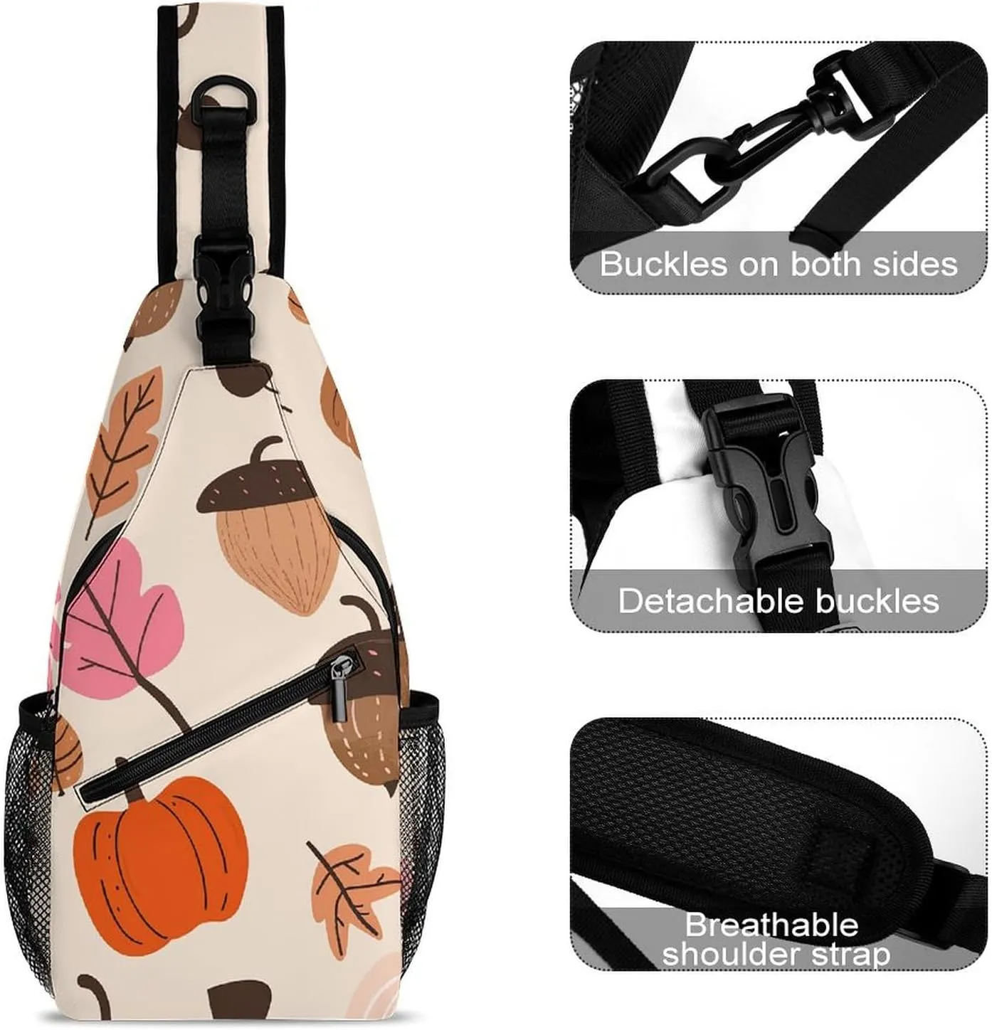 Bright Light Yellow Sling Bag Crossbody Bags Cross Body Bag Fanny Packs Chest Bags Sling Purses for Travel