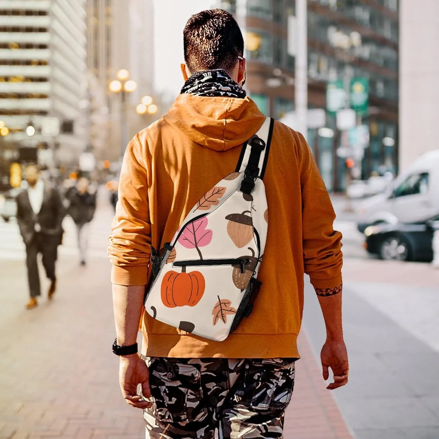 Bright Light Yellow Sling Bag Crossbody Bags Cross Body Bag Fanny Packs Chest Bags Sling Purses for Travel