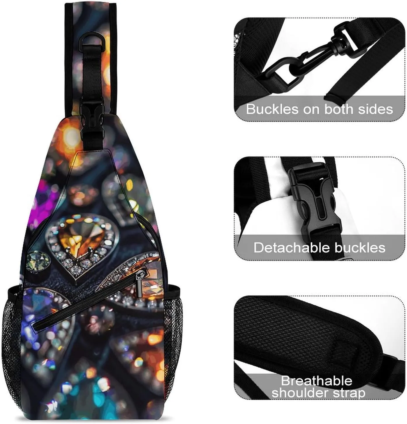 Bright Light Yellow Sling Bag Crossbody Bags Cross Body Bag Fanny Packs Chest Bags Sling Purses for Travel
