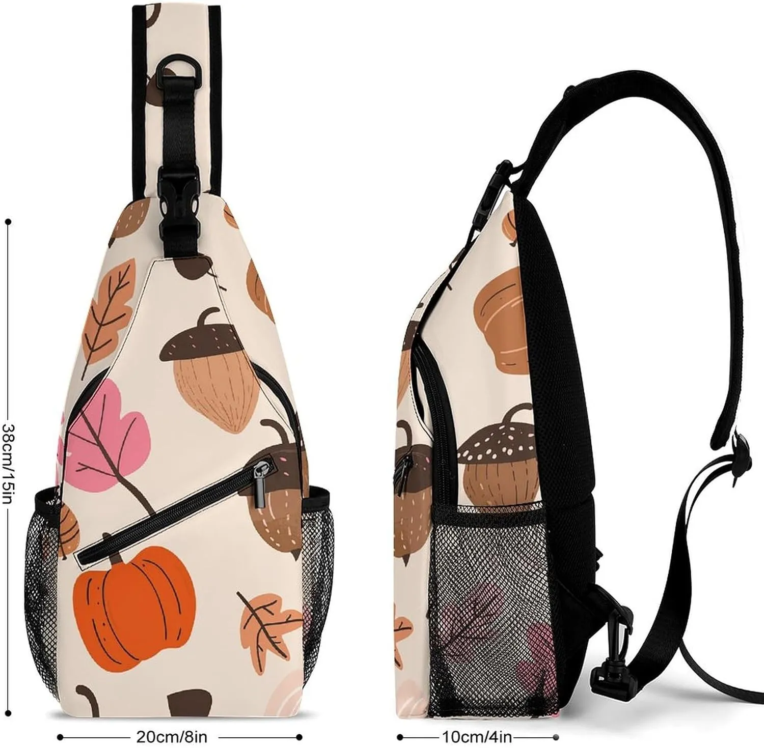 Bright Light Yellow Sling Bag Crossbody Bags Cross Body Bag Fanny Packs Chest Bags Sling Purses for Travel