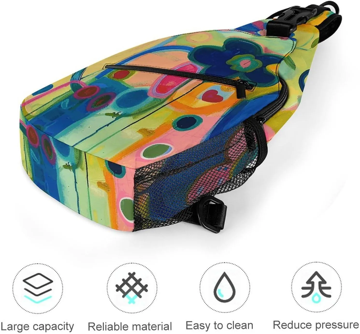 Bright Light Yellow Sling Bag Crossbody Bags Cross Body Bag Fanny Packs Chest Bags Sling Purses for Travel