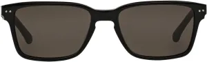 Brooks Brothers Men's BB 725S Rectangular Sunglasses, Black/Grey, 52 mm