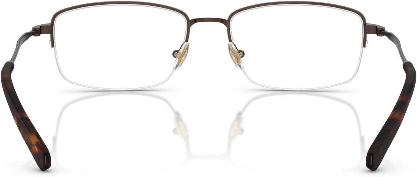 Brooks Brothers Men's Bb1117 Oval Prescription Eyewear Frames