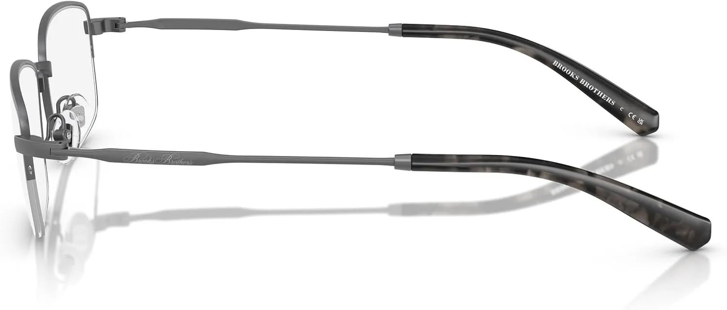 Brooks Brothers Men's Bb1117 Oval Prescription Eyewear Frames