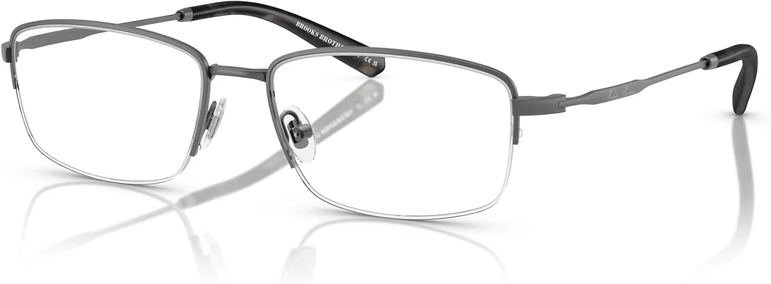 Brooks Brothers Men's Bb1117 Oval Prescription Eyewear Frames