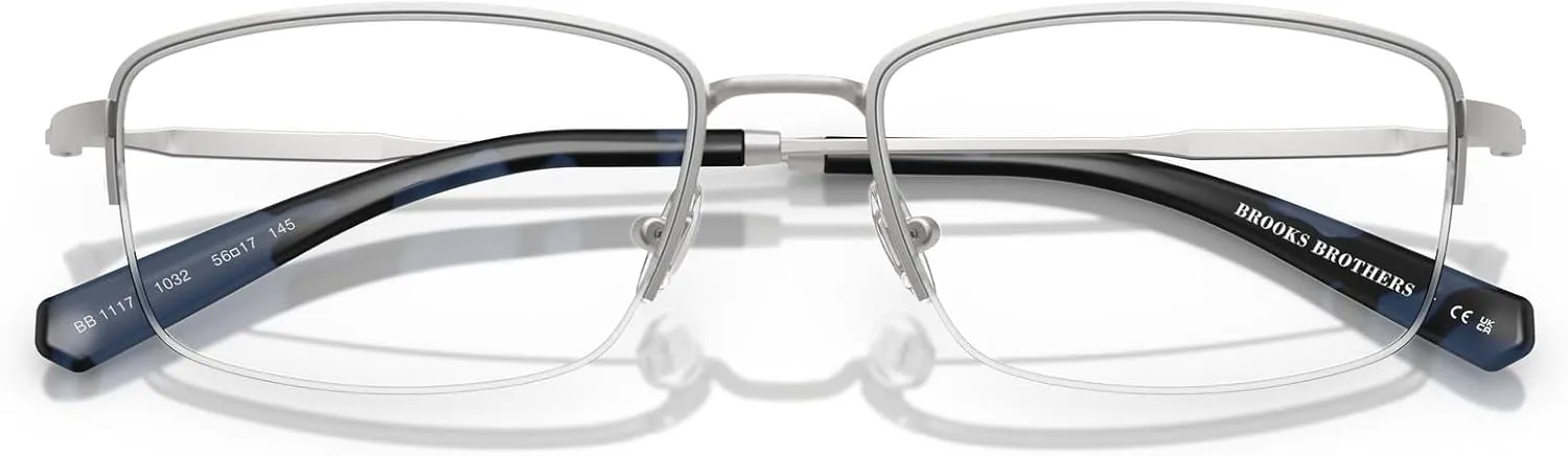 Brooks Brothers Men's Bb1117 Oval Prescription Eyewear Frames