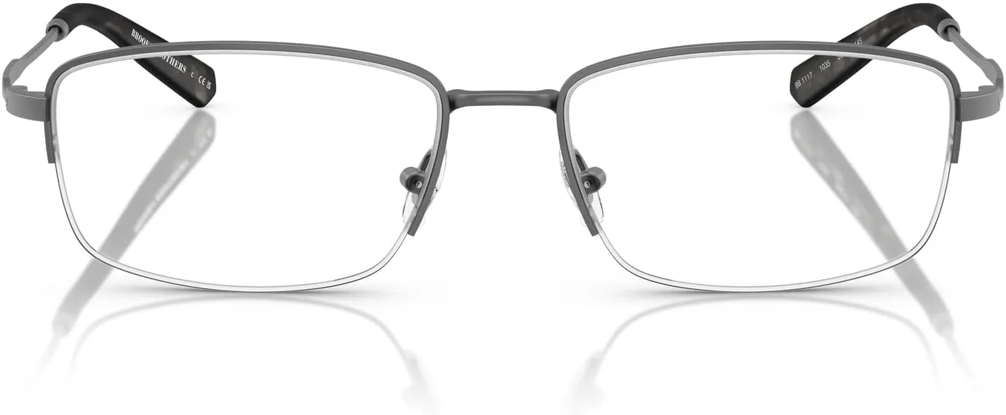 Brooks Brothers Men's Bb1117 Oval Prescription Eyewear Frames