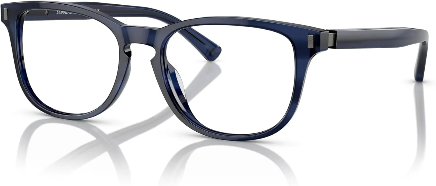Brooks Brothers Mens BB2060u Universal Fit Rectangular Prescription Eyewear Frames