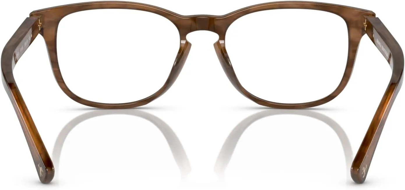 Brooks Brothers Mens BB2060u Universal Fit Rectangular Prescription Eyewear Frames