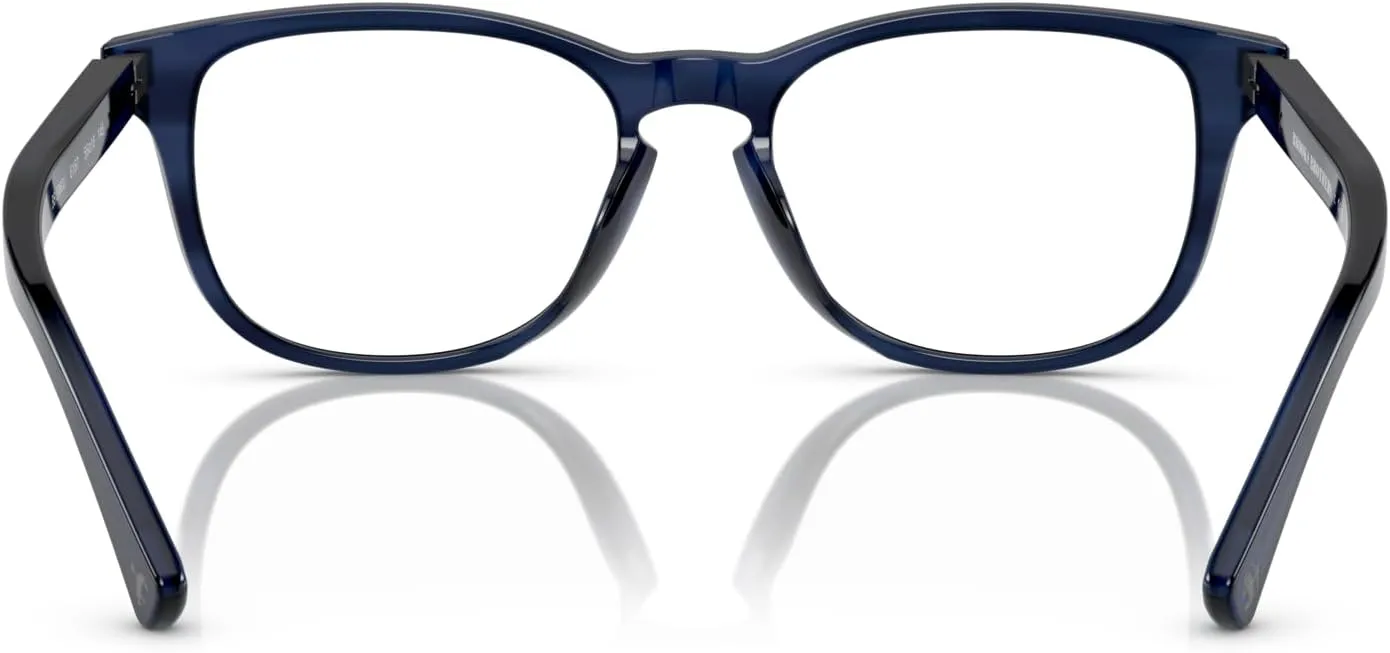 Brooks Brothers Mens BB2060u Universal Fit Rectangular Prescription Eyewear Frames
