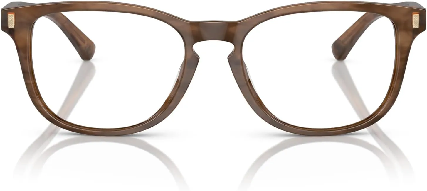 Brooks Brothers Mens BB2060u Universal Fit Rectangular Prescription Eyewear Frames