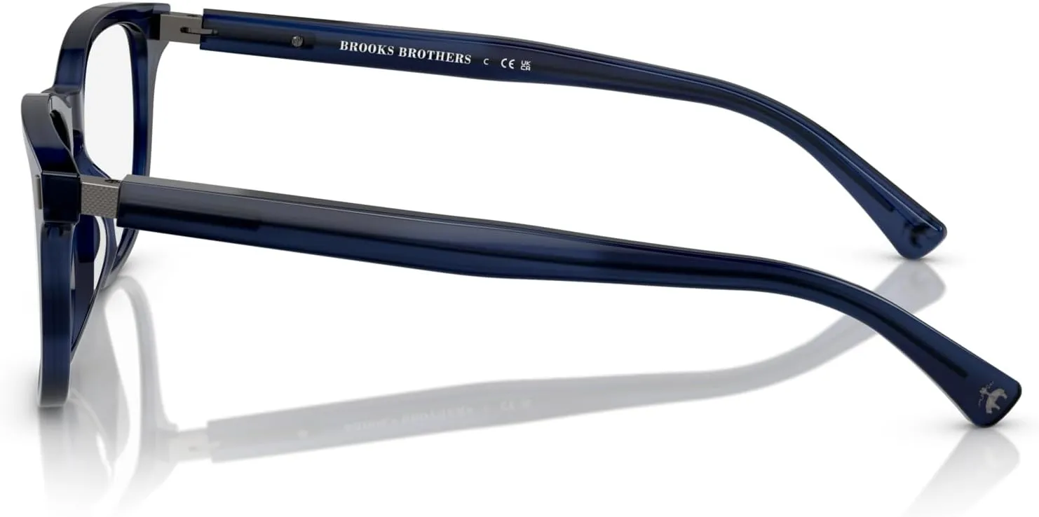Brooks Brothers Mens BB2060u Universal Fit Rectangular Prescription Eyewear Frames
