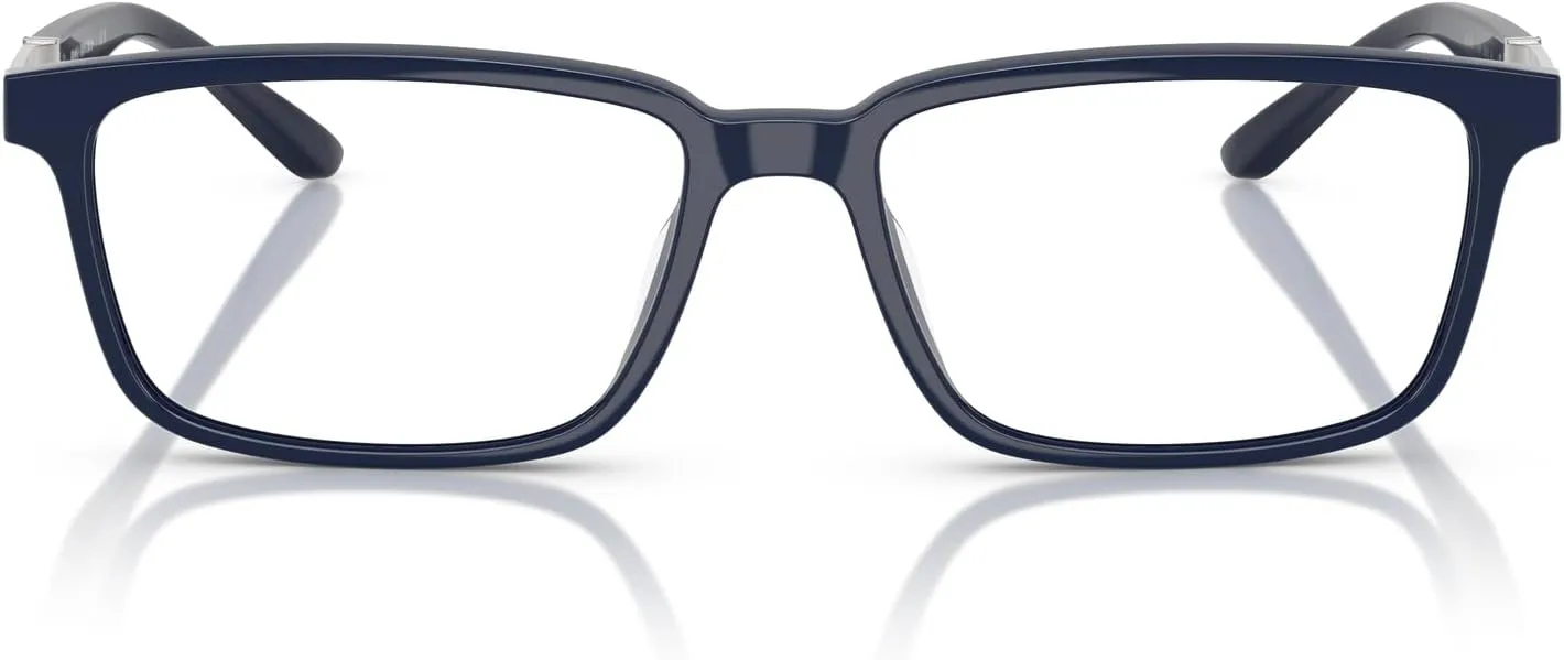 Brooks Brothers Men's Bb2070u Universal Fit Rectangular Prescription Eyewear Frames