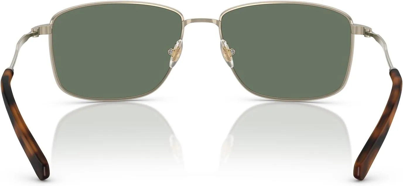 Brooks Brothers Men's Bb4069 Rectangular Sunglasses