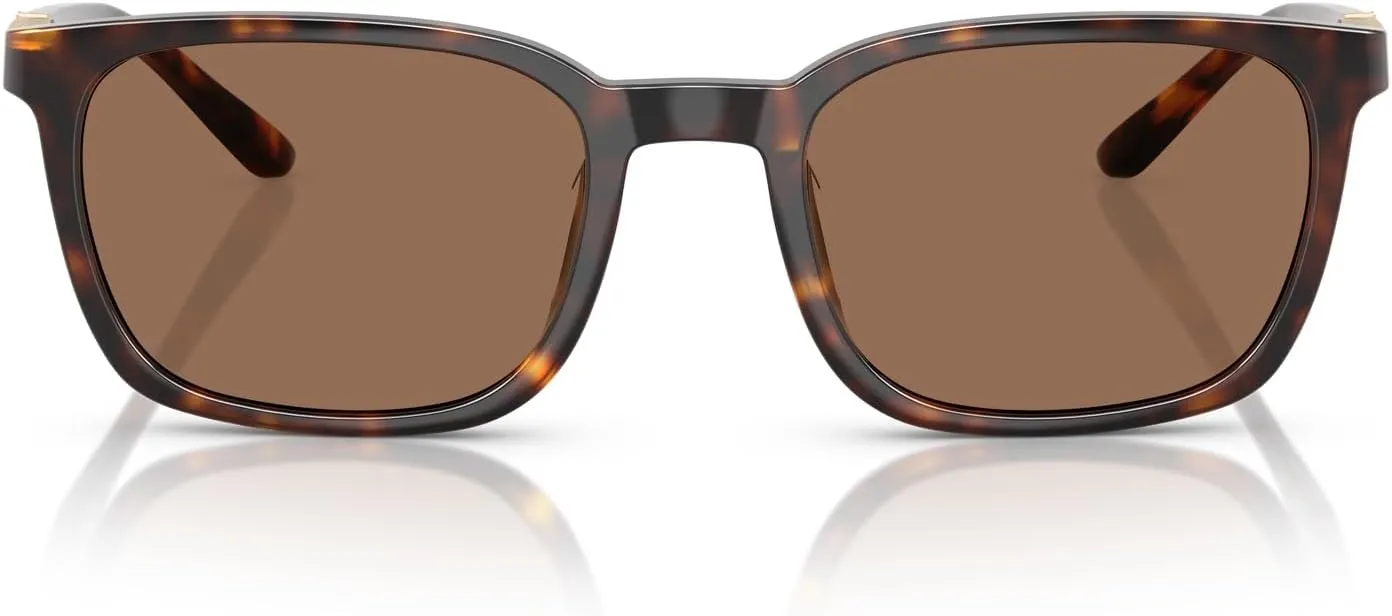 Brooks Brothers Men's Bb5054u Universal Fit Rectangular Sunglasses