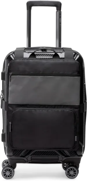 Brookstone Luggage Carry On Harness - Travel Accessories Bag with Storage Pockets - Carry On Luggage With Laptop Compartment
