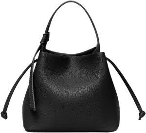 Bucket Bags Drawstring Handbags Women 2025 Spring Trendy Shoulder Crossbody Purses Top Handle Tote with Removeable Strap