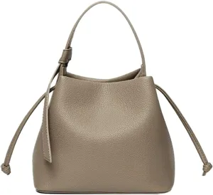 Bucket Bags Drawstring Handbags Women 2025 Spring Trendy Shoulder Crossbody Purses Top Handle Tote with Removeable Strap