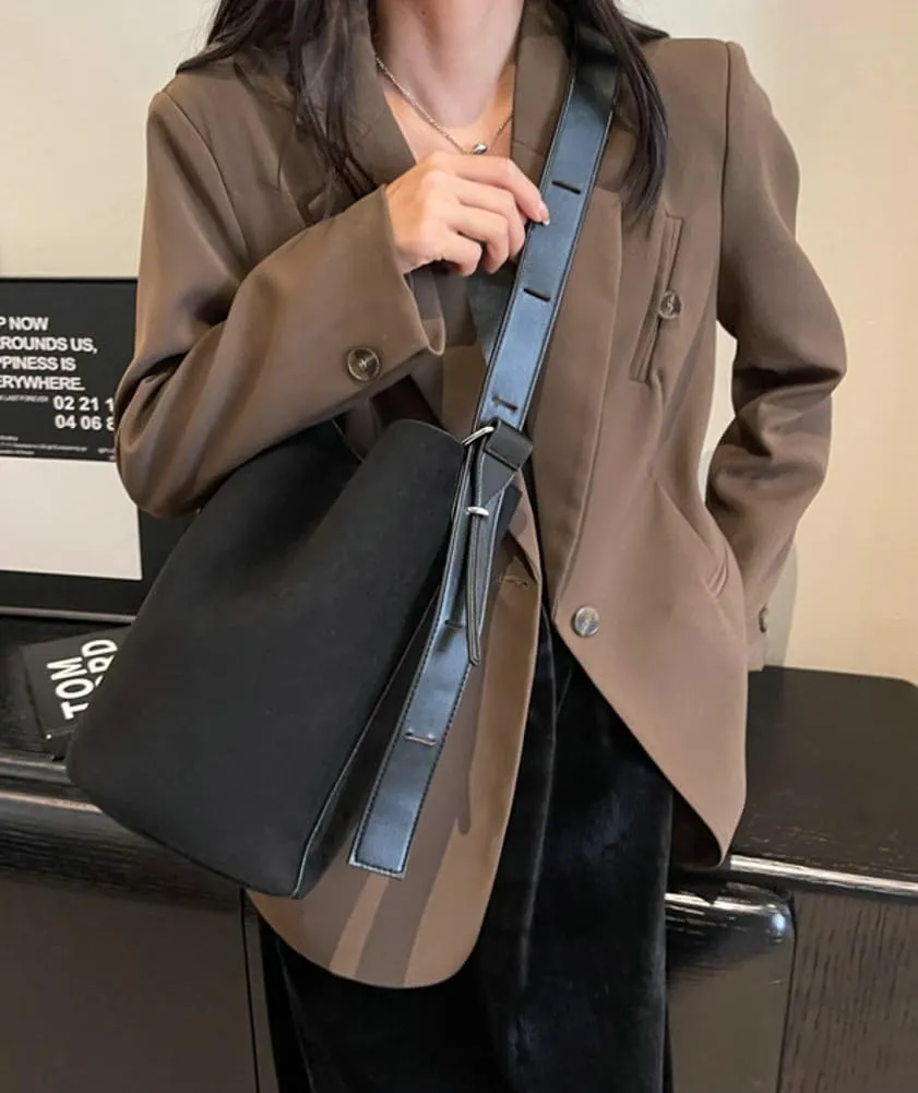 Bucket Bags Purse for Women Matte Leather Shoulder Bag Vintage Hobo Bag Crossbody Bag Slouchy Tote Handbag