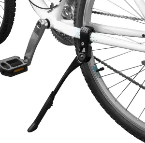 BV Bike Kickstand - Alloy Adjustable Height Rear Side Bicycle Kick Stand, for 24" - 28" Mountain Bike/Road Bike/BMX/MTB