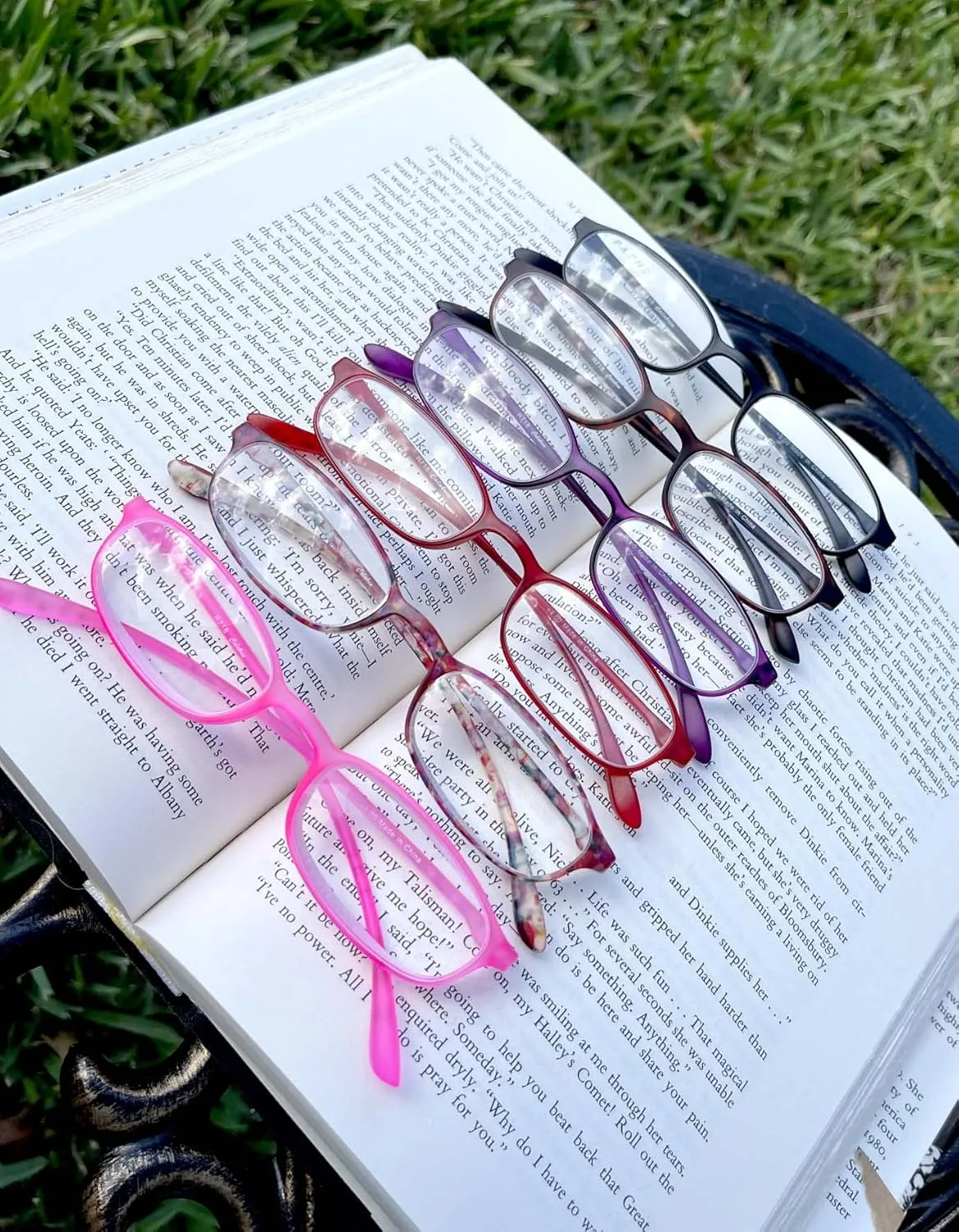 Calabria 718 Flexie Oval Reading Glasses Men/Women Bendable Single Power Readers Flexible Lightweight Durable TR 90 Frame