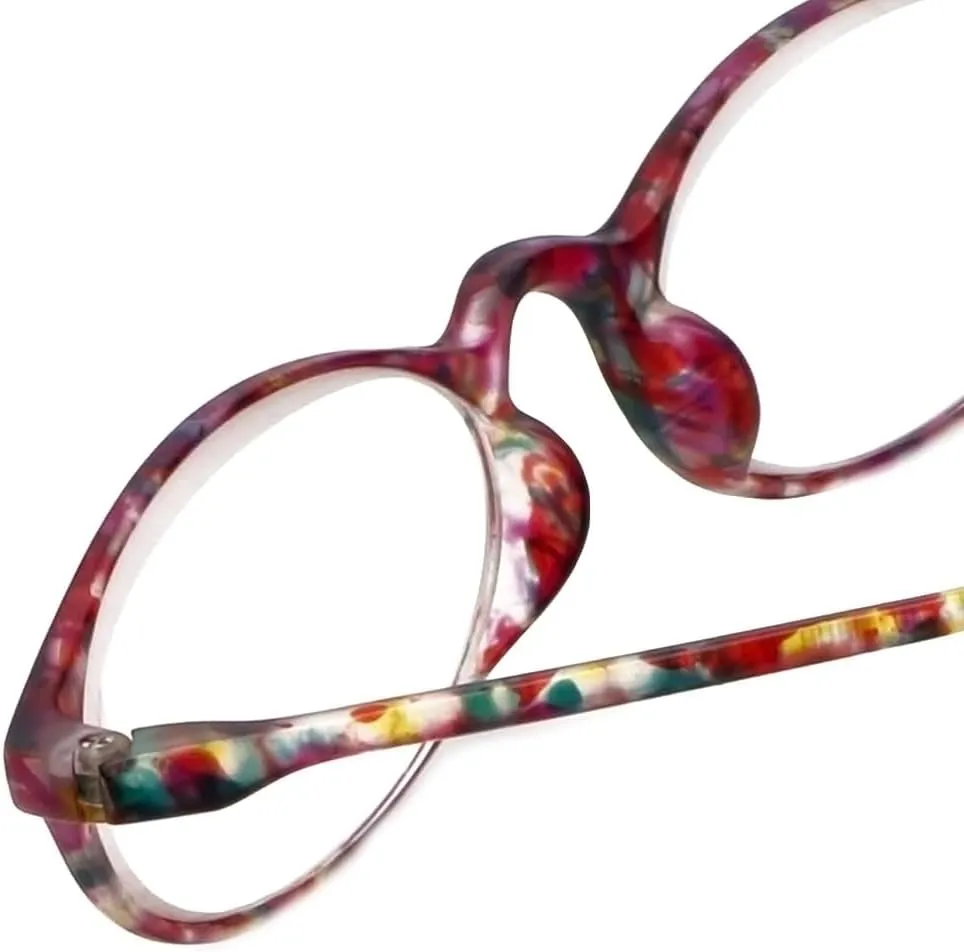 Calabria 719 Flexie Oval Flexible Reading Glasses Men Women Trendy Bendable Readers Lightweight TR 90 Frame Durable Eyeglass