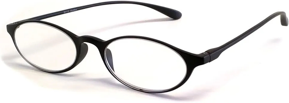 Calabria 719 Flexie Oval Flexible Reading Glasses Men Women Trendy Bendable Readers Lightweight TR 90 Frame Durable Eyeglass