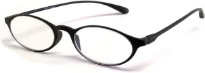 Calabria 719 Flexie Oval Flexible Reading Glasses Men Women Trendy Bendable Readers Lightweight TR 90 Frame Durable Eyeglass